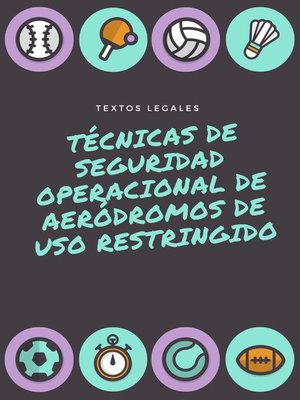 cover image of Técnicas de seguridad operacional de aeródromos de uso restringido